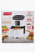 DASH Tasti-Crisp Digital Air Fryer, 2.6 Quart, White